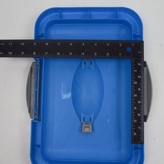 Sterilite Showoffs Medium Storage Bin Lid Replacement 1894 Series Blue + Gray