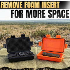 2 Pcs Small Waterproof Box – Compact Size, Lightweight, Easy to Carry Dry Storag