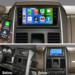 7″ Car Stereo for Jeep Commander 08-11 Carplay Android Auto BT Backup Cam 2G+32G