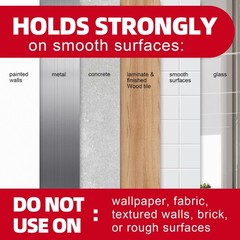 Sinfuo 48 Small Hanging Strips Refill, No Damage Adhesive Strips for Wall Hoo…