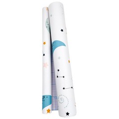 Yifasy Drawer Shelf Liner Moon Stars Self-Adhesive 17.7″W x 118″L,