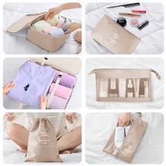 8x Packing Cubes Luggage Organizer Storage Bags Suitcase for Travel Accessories