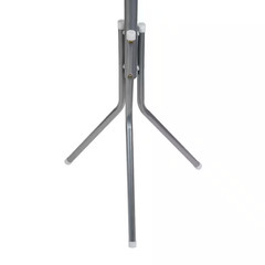Silver Freestanding Coat Rack Hall Tree Metal 69 In. H X 16.5 In. W X 14.75 In.