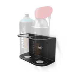 KOOVA KV-CAN-2 Storage Rack, Steel, Black, 3.3 in W, 3.7 in H, 6.25 in L,