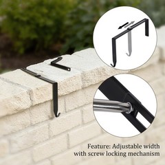 Adjustable No Drill Christmas Light Hangers for Concrete, Cinder Block Walls …