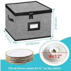 China Storage Containers-Quilted Dish Storage Containers with Lid Hard Shell …