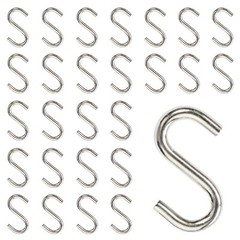 Mini S Hooks Connectors S Shaped Wire Hook Hangers 200pcs Hanging Hooks