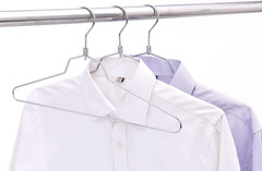 16″ Quality Metal Hangers, 10-Pack, Swivel Hook, Stainless Steel Heavy Duty