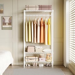 3 Tier Heavy Duty Clothing Rack with Adjustable Shelves 17.7D X 35.4W Inches Use