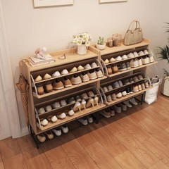 Shoe Storage Cabinet Shoe Organizer Entryway Closet Slim Shoe Rack Modern
