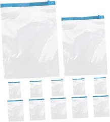 12pcs Hand Roll up Vacuum Compression Bags 35×50 40x60cm Pa+pe 7-layer Space …