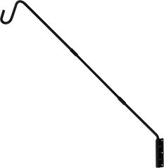 Heavy Duty Deck Hook, 25 Inch or 36 Inch Wall Mounted Extended Reach