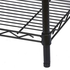 2PCS 4 Tier Wire Shelving Rack Shelf Kitchen Storage Metal Shelf Organizer