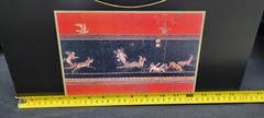 Lady Clare Black Magazine Rack Wooden Pompeii Style Made In Great Britain 16.5″