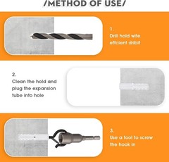 32Pcs Q-Hanger Hooks with Safety Buckle, Windproof Screw Hooks for Hanging Ou…