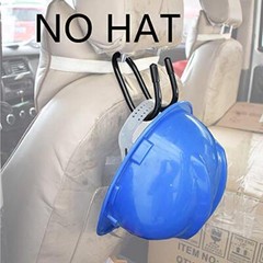 Hard Hat Rack Over The Seat Hanger Hardhat Hooks Organizer Tools Holder Belt 2pk