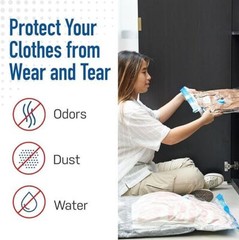 Spacesaver Vacuum Storage Bags for Clothes Storage, 10 Pack x 2 – Large