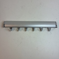 TAG Hafele Belt Rack TAG Synergy Elite Collection, 6 Hook, Silver