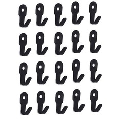 20/40PCS Wall Coat Hooks Hangers Stainless Steel Home Office Coats, Hats, Bags