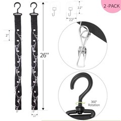 2PCS Door Hat Racks with 8 Black Baseball Caps Organizer Hangers