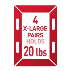 Command 20 lb X-Large Picture Hanging Strips, 16 Pairs White Command S