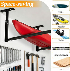 Overhead Garage Storage Rack Ceiling Mounted Shelving Adjustable