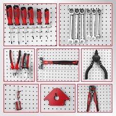 Pegboard Organizer Peg Board Hooks: 300-Piece Hooks for BlackOpens