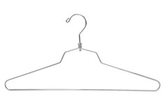 16″ Quality Metal Hangers 120-Pack Swivel Hook Stainless Steel Heavy Duty Wir…