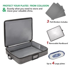 Platter Storage Case, China Storage Containers, Hard Shell and Stackable, 17’…