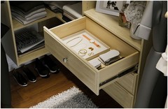 Easy Track PH59 120 Inch x 84 Inch L-Shape Walk-In Closet – Honey Blonde