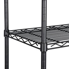 2PCS 4 Tier Wire Shelving Rack Shelf Kitchen Storage Metal Shelf Organizer
