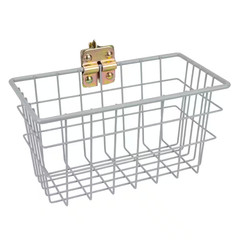 12 In. W X 6 In. H Small Steel Track Basket