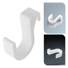 6Pcs Car Umbrella Holder Hooks White Spacesaving Trunk Organizer Universal Fit