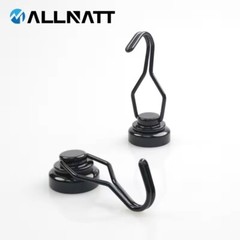 ALLNAT Magnetic Hooks Heavy Duty Strong Neodymium Swivel Swing Kitchen Magnets