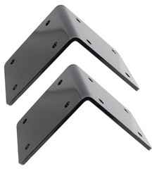 Heavy Duty Alloy Steel Corner Beam Brackets 6x6x5 Inch Mantel Support 2 PCS