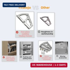 1 Layers Shoes Drawer Cabinet Hinges 1 Pair, Stainless Steel Shoe Cabinet Replac