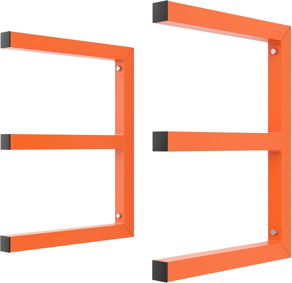 Garage Wall Mounted Lumber Storage Rack Overhead Heavy Duty One-Piece Design