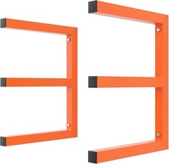 Garage Wall Mounted Lumber Storage Rack Overhead Heavy Duty One-Piece Design