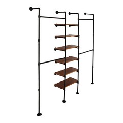 Wall Mounted Clothes Rack, Industrial Pipe Clothes Rack Multi-Purpose