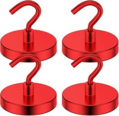 Magnetic Hooks Heavy Duty 110lb 50lb 25lb Strong hanger refrigerator red Purple