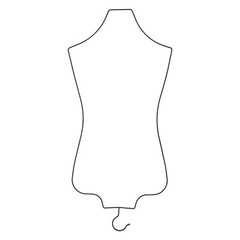 Body Shape Bikini Hanger Wire Body Shape Display Hangers Metal Lingerie Hangers