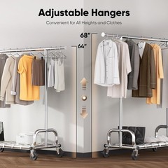 Clothing Racks Heavy Duty Clothes Rack Adjustable Garment Rack for Hanging Cloth
