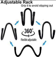 Flexible over the Seat Hard Hat Rack Hard Hat Holder Hard Hat Hanger for Vehicle