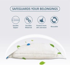 Roomimaster Vacuum Storage Bags 10Pack Space Saver Bags for Clothes Bedding