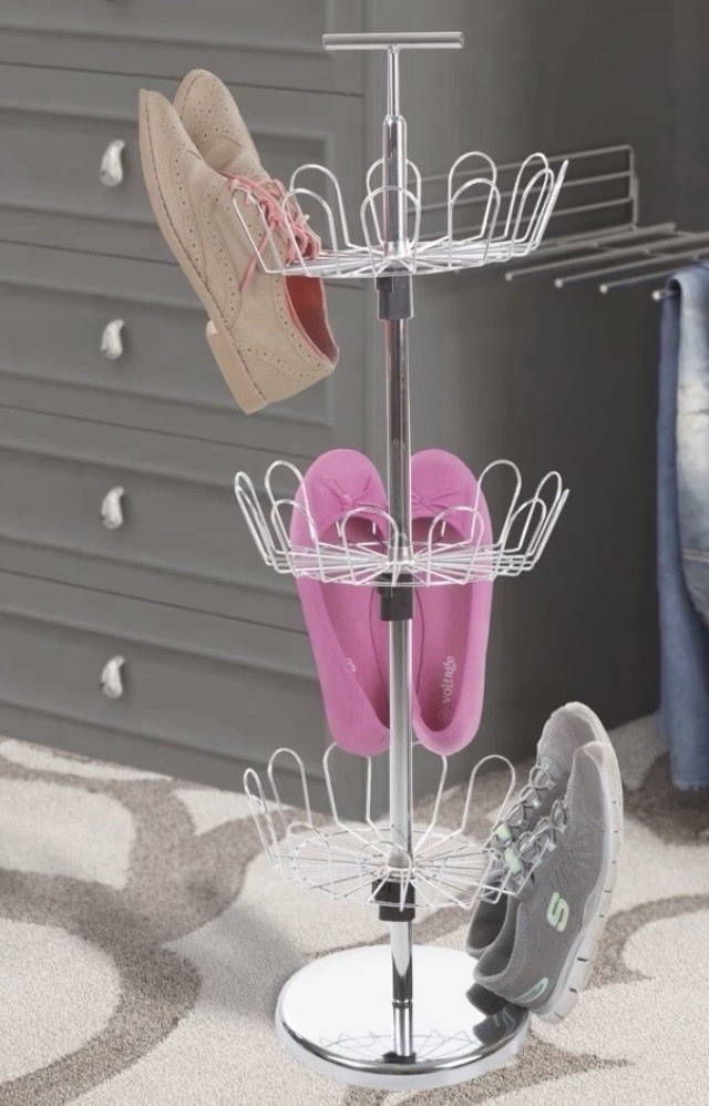 Revolving Shoe Carousel Display