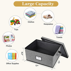 Stackable Platter Storage Case, Hard Shell Plate Containers with Dividers, 2-Pac