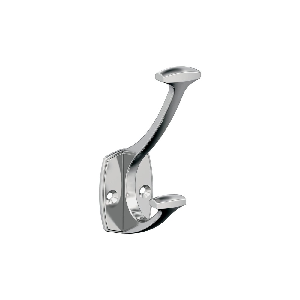 H3700126 | Vicinity Double Prong Decorative Wall Hook | Polished Chrome Hook …
