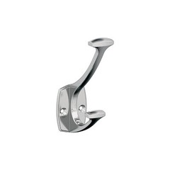 H3700126 | Vicinity Double Prong Decorative Wall Hook | Polished Chrome Hook …