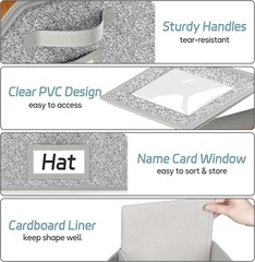 2 Pcs Stackable Hat Storage for Baseball Caps, Holds up to 24 Caps Hat Organizer