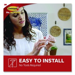3M Command Damage-Free Hanging 12 Large Utility Hooks with 18 Large Strips 5lb